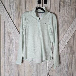 Under Armour Light Green Quarter-Zip Pullover